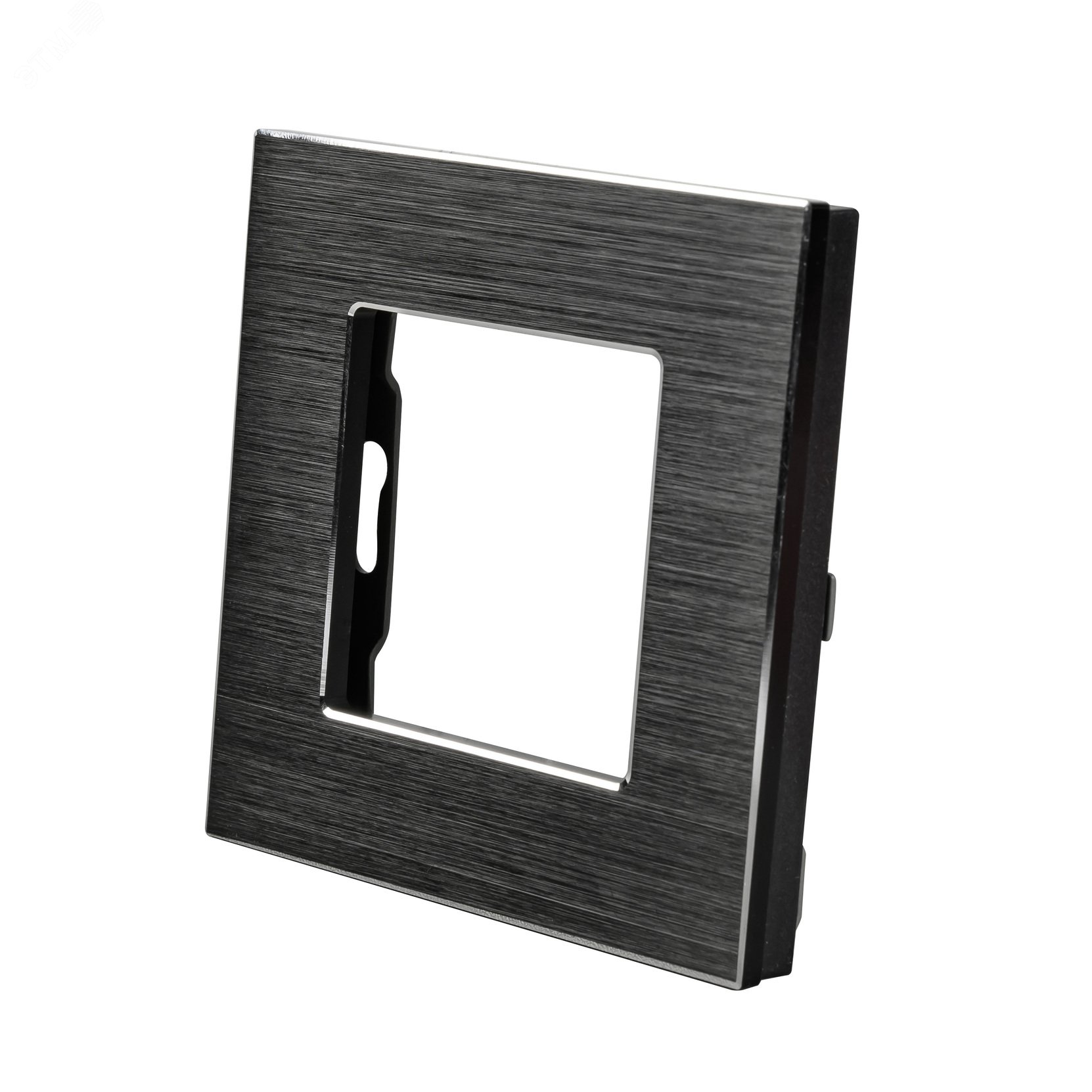 Изображение товара Алюминиевая рамка 1 пост черная 86х86мм Sibling