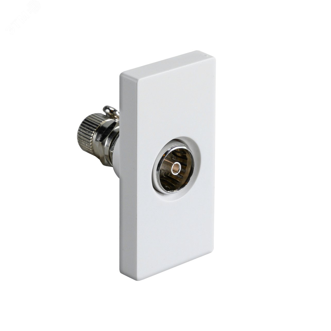 Изображение товара Модуль в рамку для TV белый 1/2 от бренда Sibling, надежное крепление