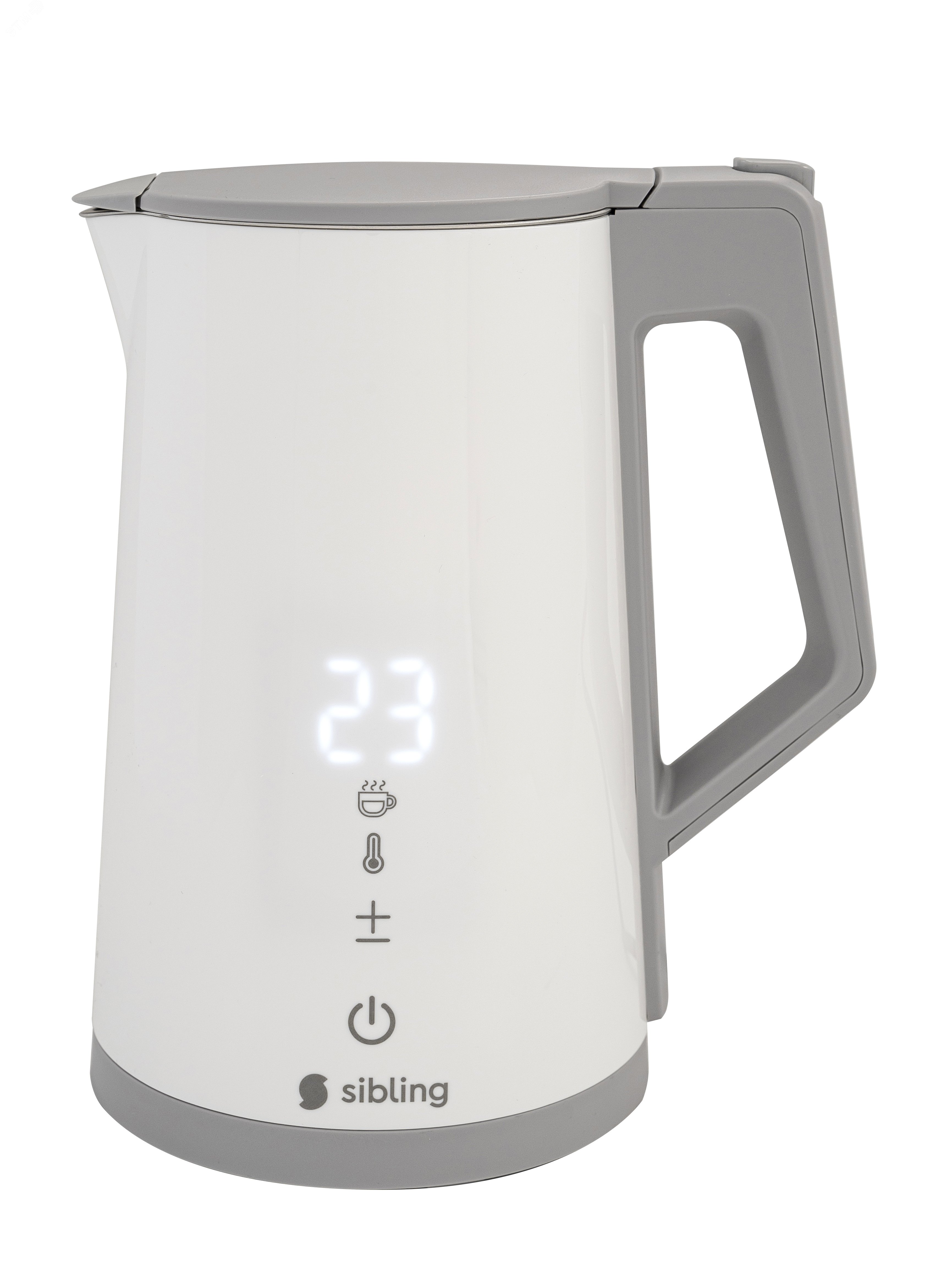 Чайник умный электрический (бело-серый) Powerspace-SK Sibling - превью