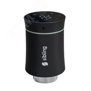 Изображение товара Термоголовка для радиатора умная (черная) (шт)