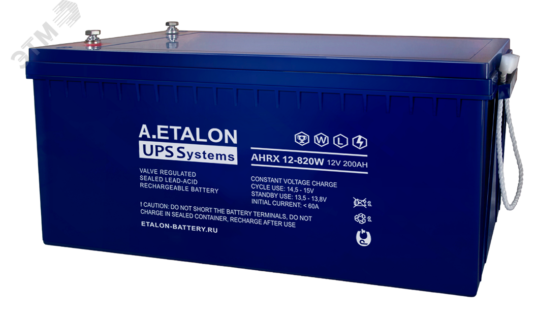 Изображение товара A.ETALON AHRX 12В 200Ач AGM 820W