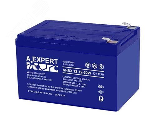 Изображение товара Аккумулятор A.ETALON AHRX 12В 12Ач AGM для ИБП и промышленного применения