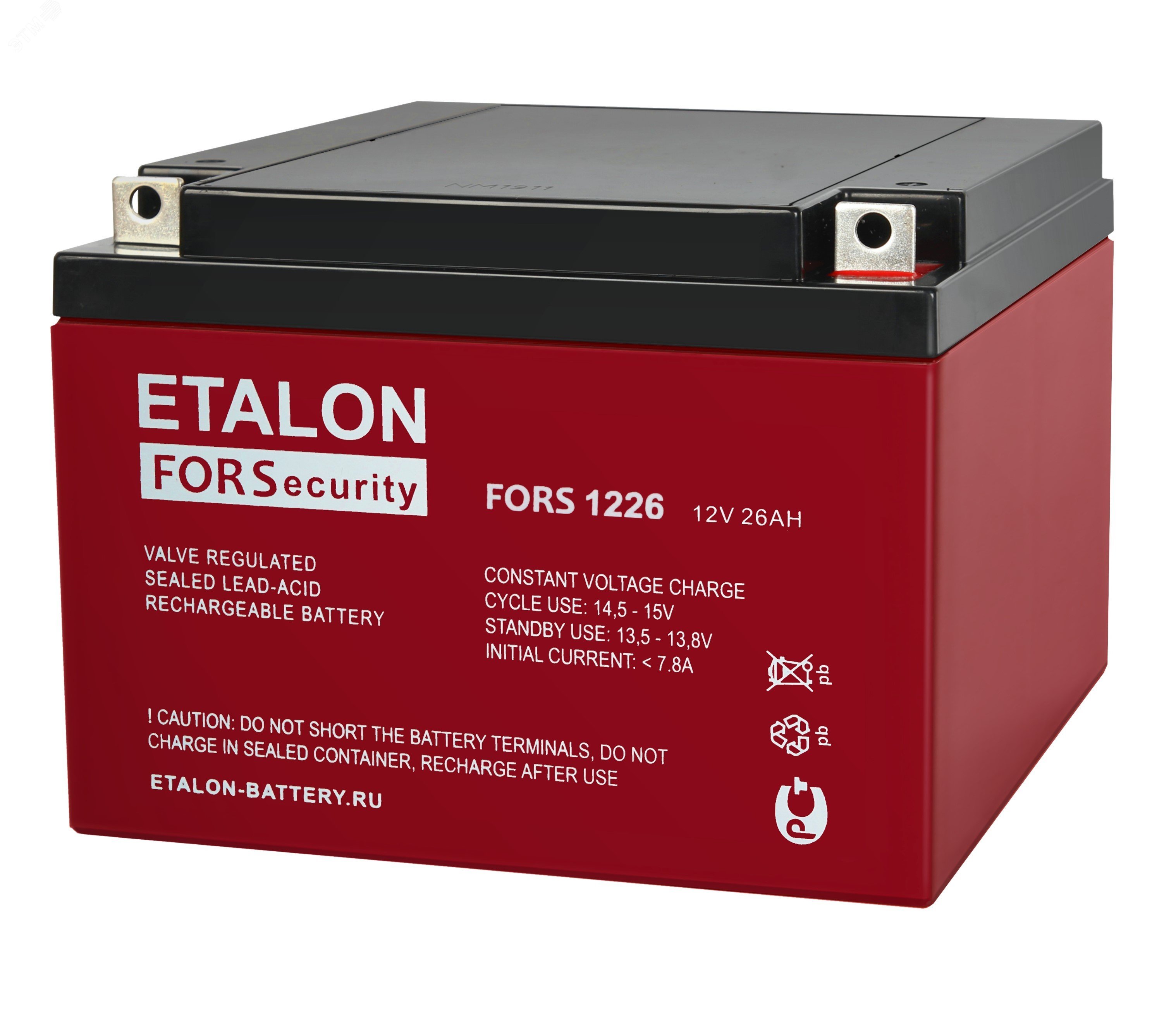 Аккумулятор 12В 26Ач FORS 1226 Etalon battery