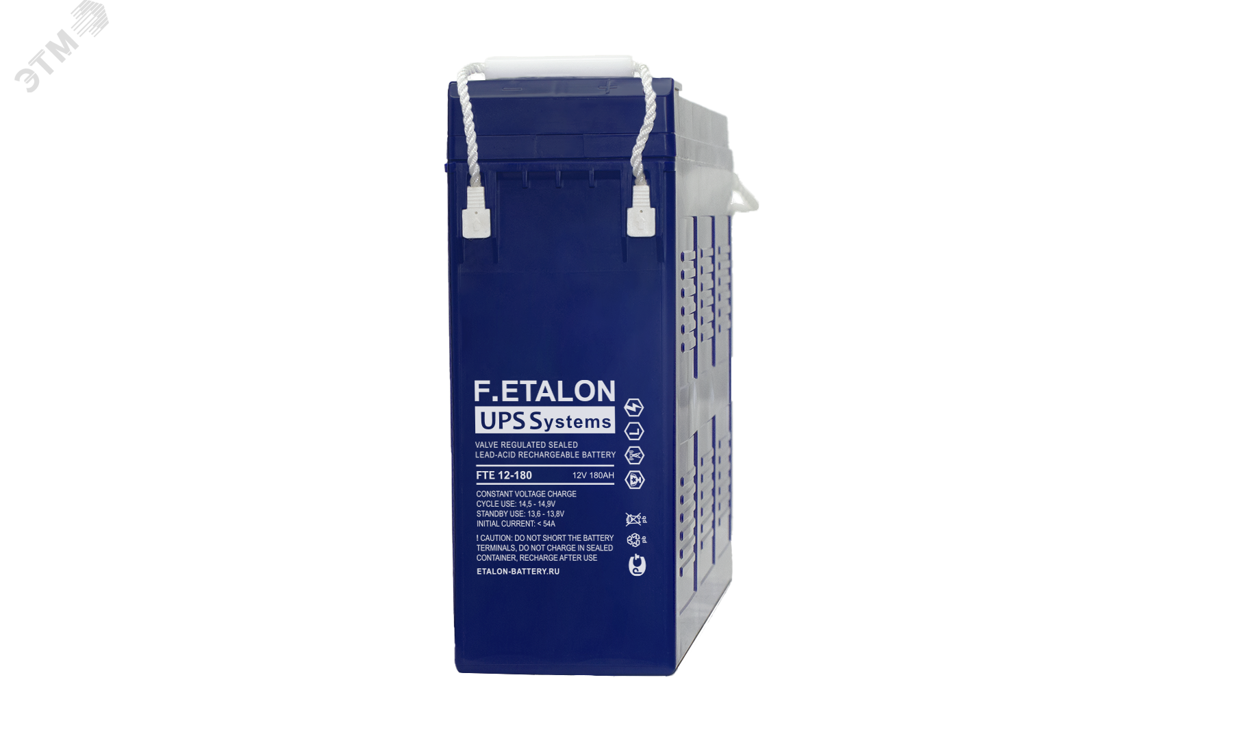 Изображение товара FTE 12В 180 Ач AGM аккумулятор ETALON FTE 180Ah