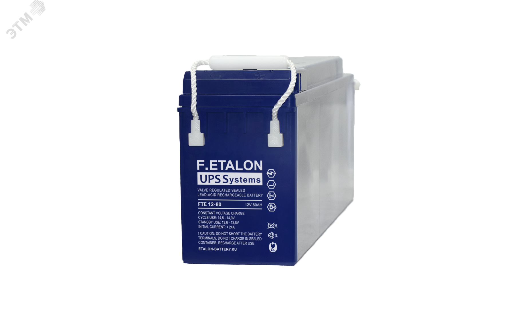 Изображение товара Аккумулятор F.ETALON FTE 12В 80 А/ч (шт)