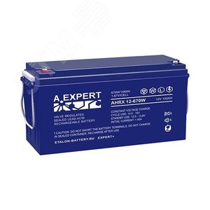 Изображение товара Аккумулятор A.ETALON AHRX 12В 150 А/ч (шт)