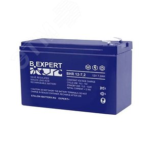 Изображение товара Аккумулятор B.ETALON BHR 12В 7,2 А/ч (шт)