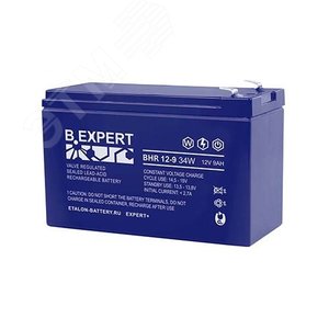 Изображение товара Аккумулятор B.ETALON BHR 12В 9 А/ч (шт)
