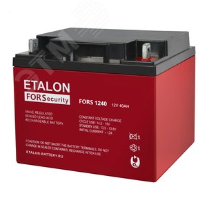 Аккумулятор 12В 40Ач FORS 1240 Etalon battery