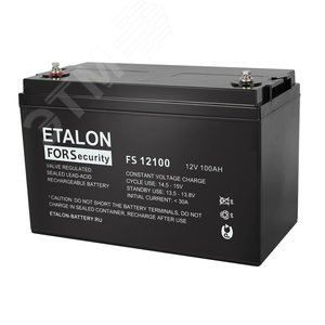 Аккумулятор FS 12В 100Ач FS 12100 Etalon battery