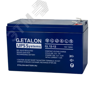 Изображение товара Аккумулятор G.ETALON GL 12В 12 А/ч (шт)