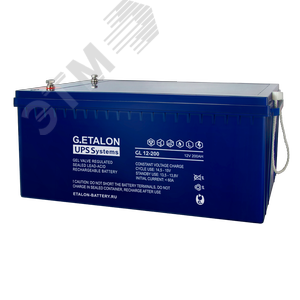 Изображение товара Аккумулятор G.ETALON GL 12В 200 А/ч (шт)