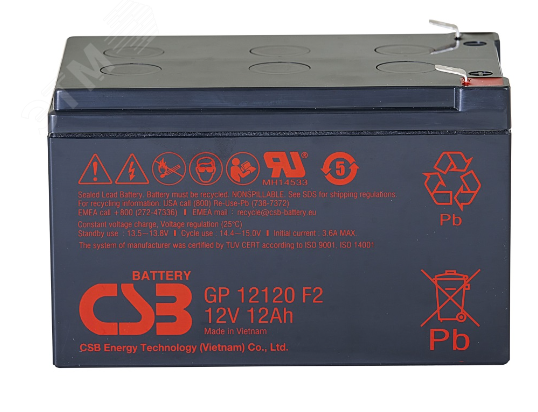 Изображение товара Аккумуляторная батарея CSB GP12120 F2 (шт)