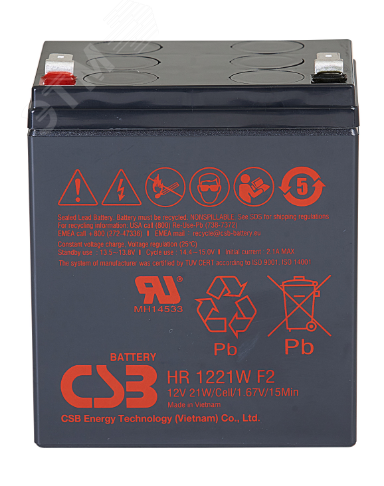 Изображение товара Аккумулятор HR 12В 21W (шт) Изображение товара Аккумулятор HR 12В 21W (шт)