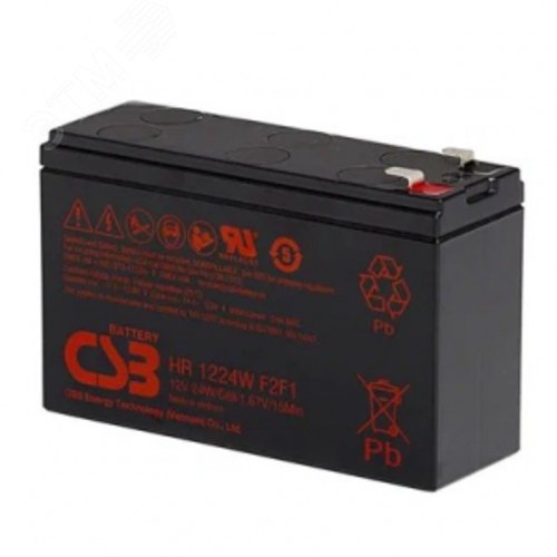 Изображение товара CSB HR1224W Аккумулятор AGM 12В 24Ач цилиндрическая батарея Изображение товара CSB HR1224W Аккумулятор AGM 12В 24Ач цилиндрическая батарея