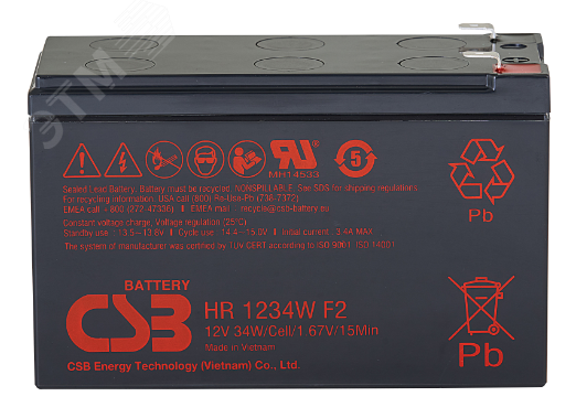 Изображение товара Аккумулятор HR 12В 34W (шт) Изображение товара Аккумулятор HR 12В 34W (шт)