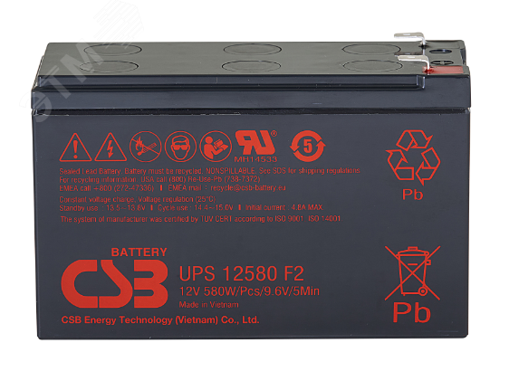 Изображение товара Аккумулятор UPS12580 F2 (шт)