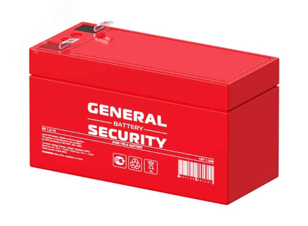 Изображение товара Аккумулятор GS 12В 1,2Ач (шт)