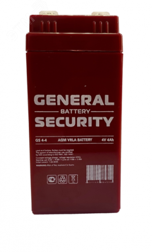 Изображение товара Аккумулятор GS 4В 4Ач (шт)