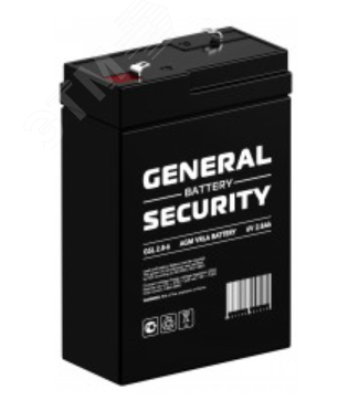 Аккумулятор GSL 6В 2,8Ач GSL2.8-6 GENERAL SECURITY General Security