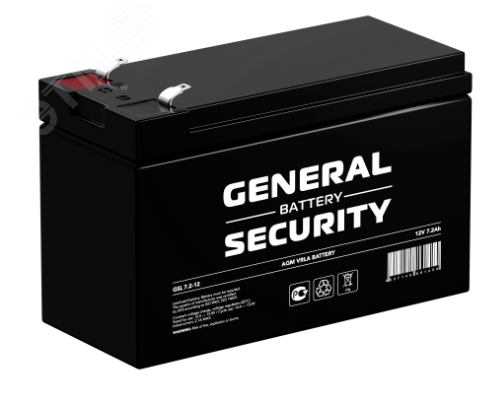 Изображение товара Аккумулятор GSL 12В 7,2Ач (шт)