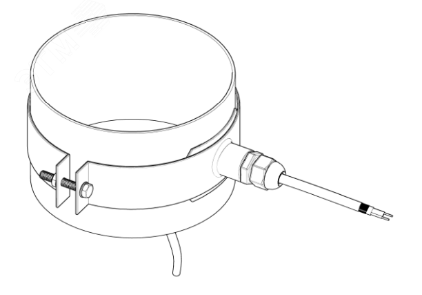 Хомут для ввода кабеля в трубу ХВТ-160 19405867 DEVIbox