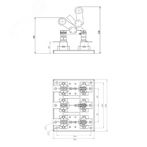 Изображение товара Разъединитель РЕ 19-39-31160 630А (УХЛ3) (шт)