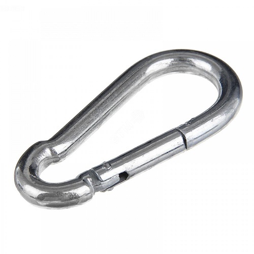 Карабин DIN 5299C 5 ZN пожарный оцинкованный