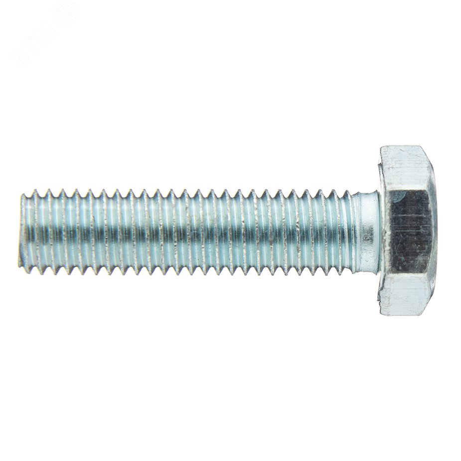 Изображение товара Болт DIN933 М8х100 шестигранная голова полная резьба оцинкованный