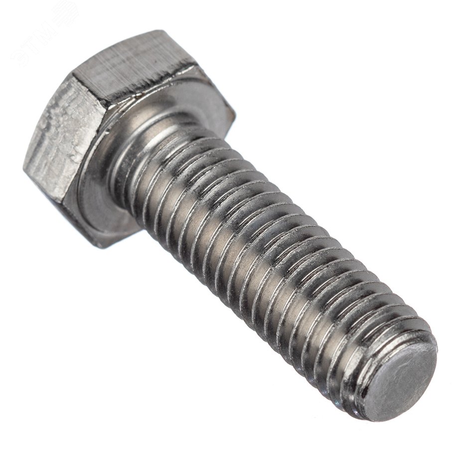 Изображение товара Болт DIN933 М12х200 5.8 ZN с шестигранной головой и полной резьбой, оцинкованный (кг)