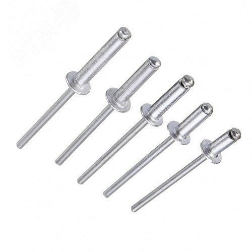 Изображение товара Заклепка вытяжная 4.8х14 Ал/Ст вытяжная комбинированная (500шт) (упак)