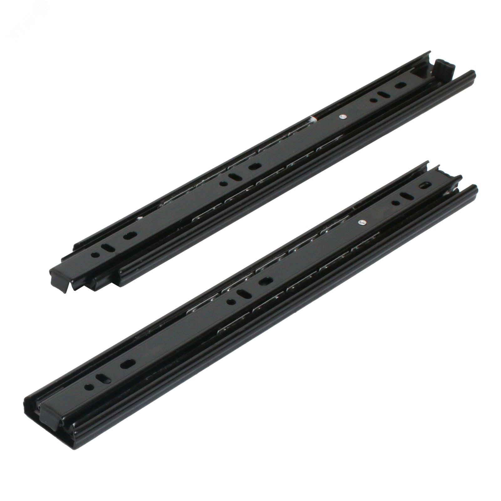 Изображение товара Шариковые направляющие StahlBuro 35-300 /12 черные полный выдвиг