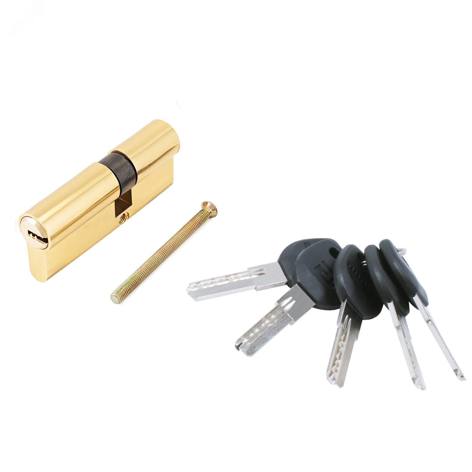 Изображение товара Цилиндровый механизм АЛЛЮР HD F 80-5К BP латунь для замков 35x45