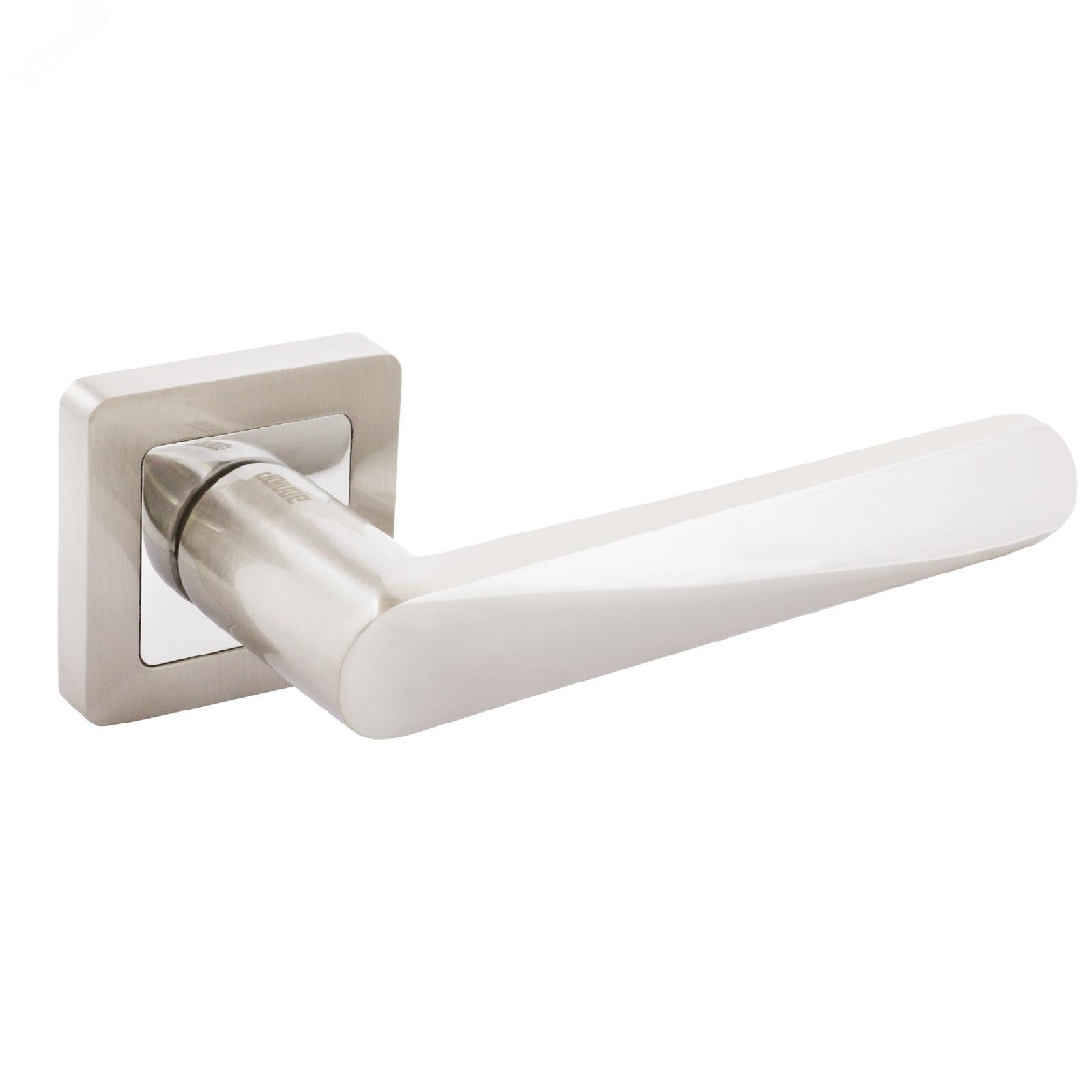 Изображение товара Ручка на круглой накладке (комплект). АЛЛЮР АРТ УМА SN (2780) никель матовый (шт)