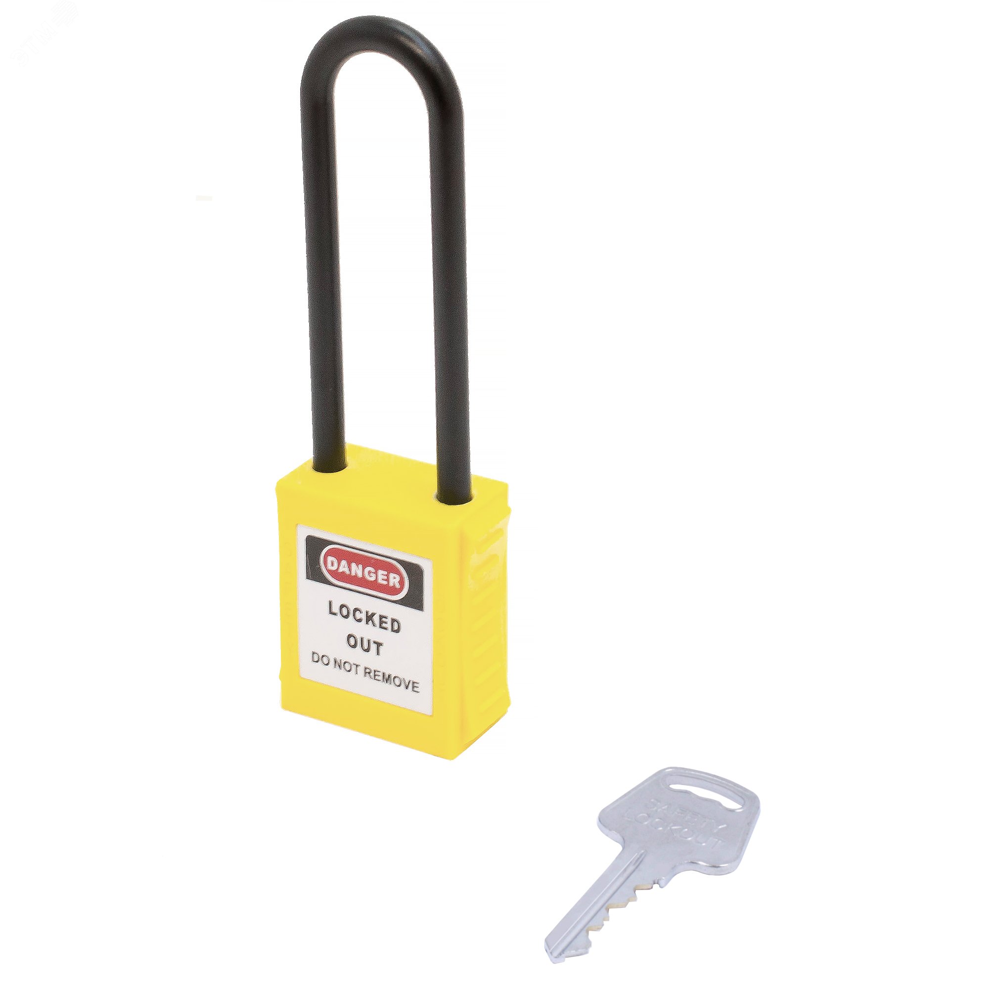 Изображение товара Навесной замок BD-G32 Yellow нейлоновая дужка, пластик Китай