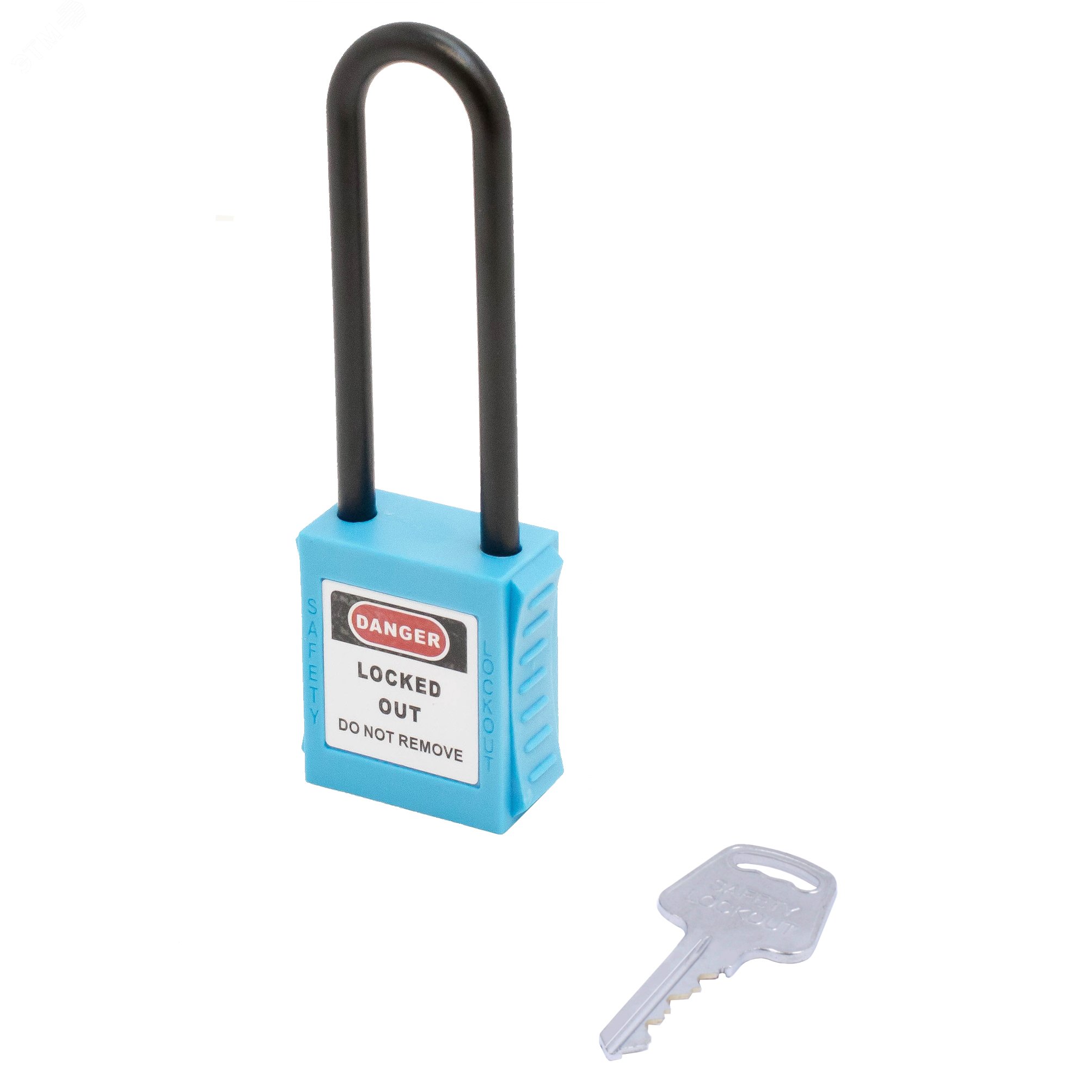 Изображение товара Навесной замок BD-G33 Blue из нейлоновой дужкой и цилиндром из латуни