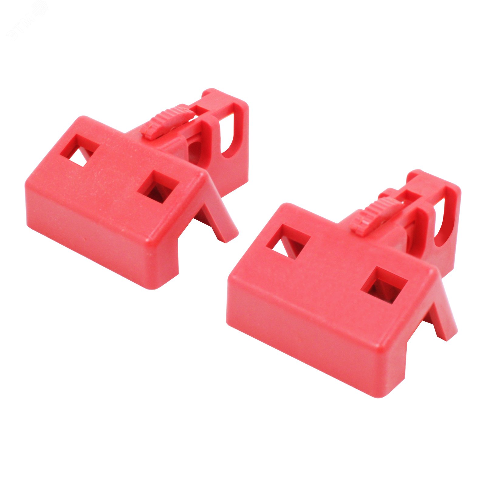 Изображение товара Блокиратор для автоматов BD-D09, двуполюсный, нейлон, красный