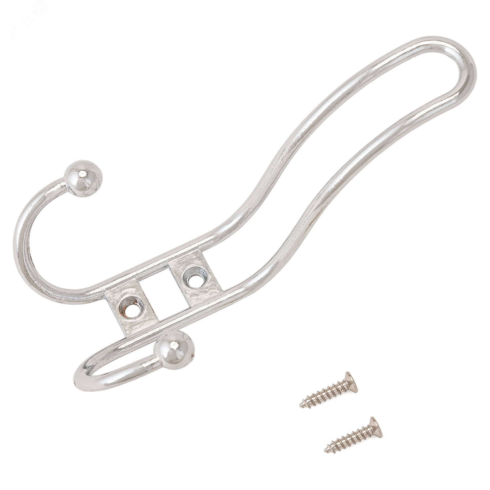 Изображение товара Крючок-вешалка трёхрожковый СТАНДАРТ 208 A CP хром для ванной и прихожей