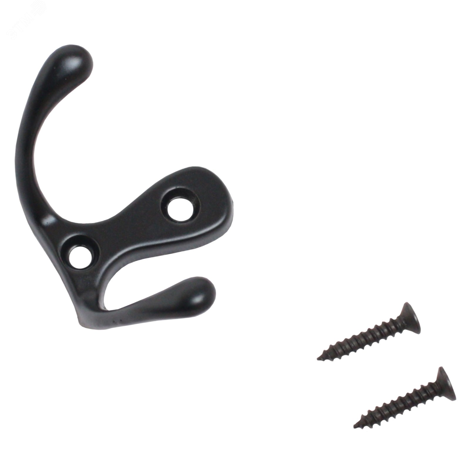 Изображение товара Крючок-вешалка StahlBuro 002 BL мат черный надежное металлическое крепление