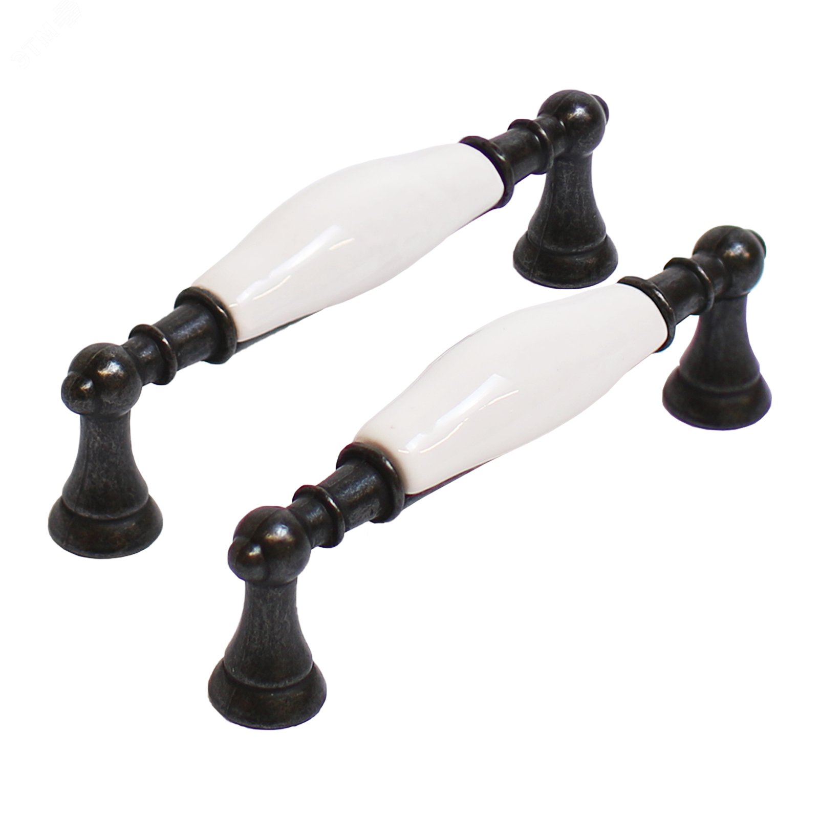 Изображение товара Ручка-скоба мебельная StahlBuro С2498-96 2шт., матовый черный