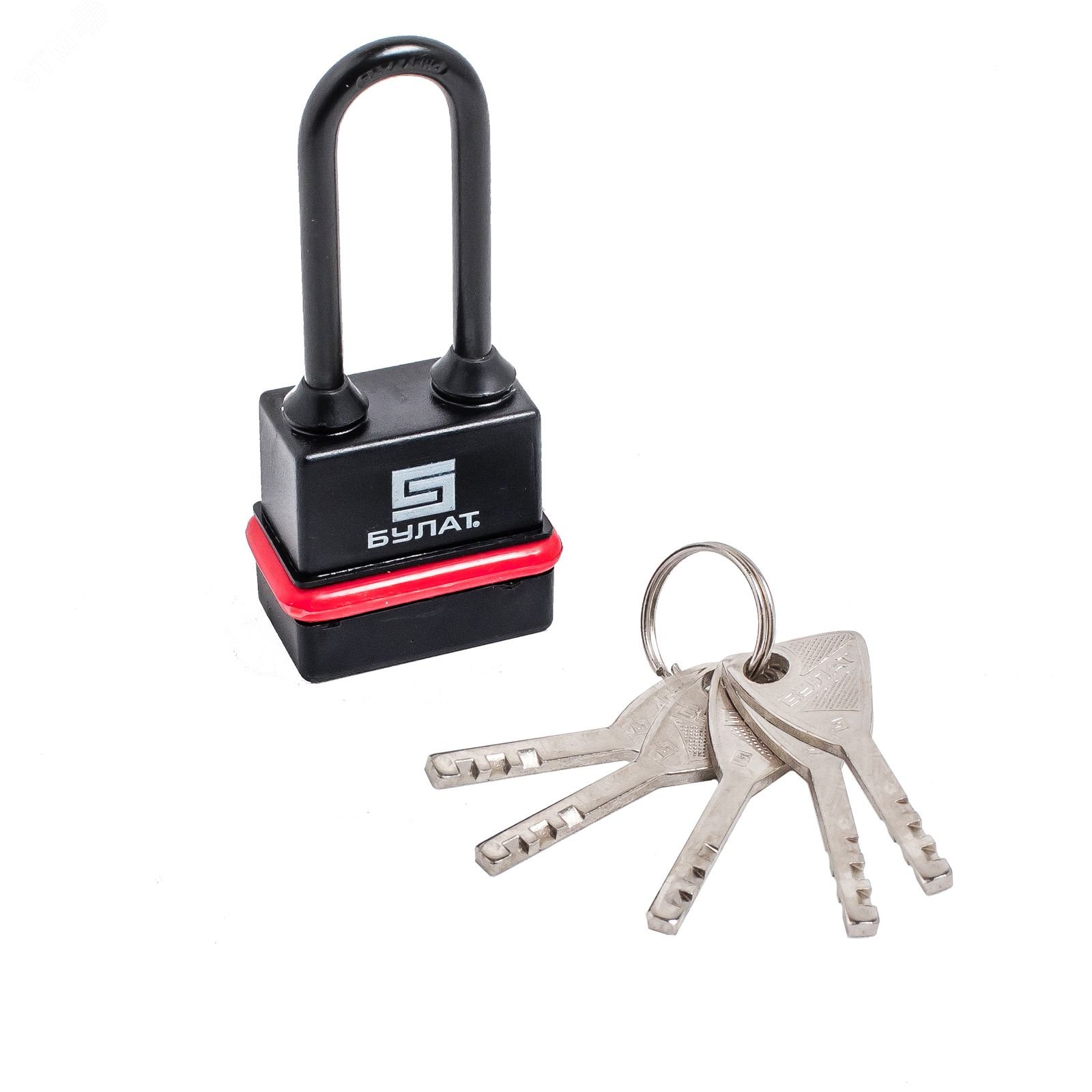 Изображение товара Замок навесной Булат ВС 3-Н45-01 ПЛ всепогодный 5кл. d=6мм (шт)
