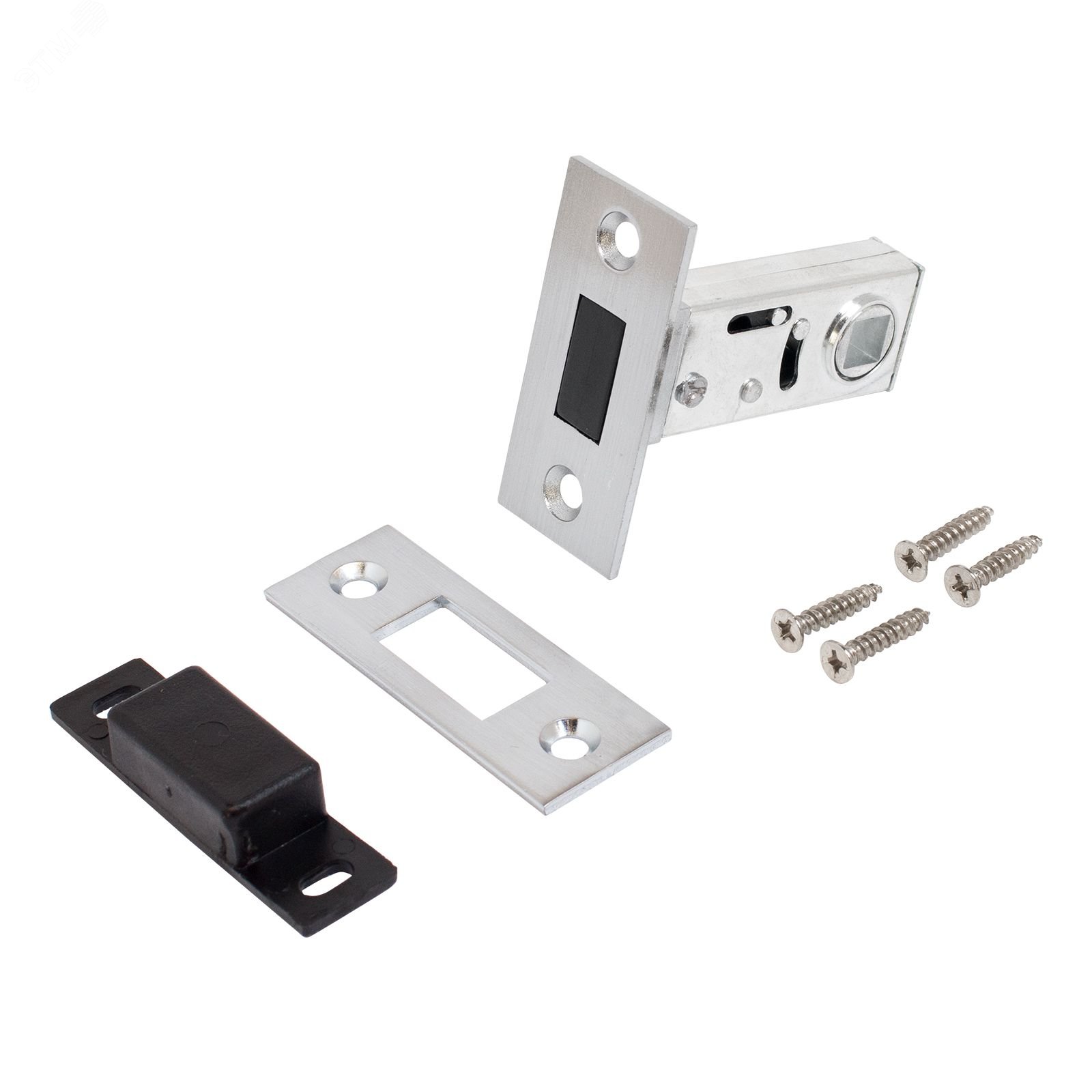 Изображение товара Защёлка АЛЛЮР АРТ L50-8M SC магнитная врезная матовый хром для межкомнатных дверей