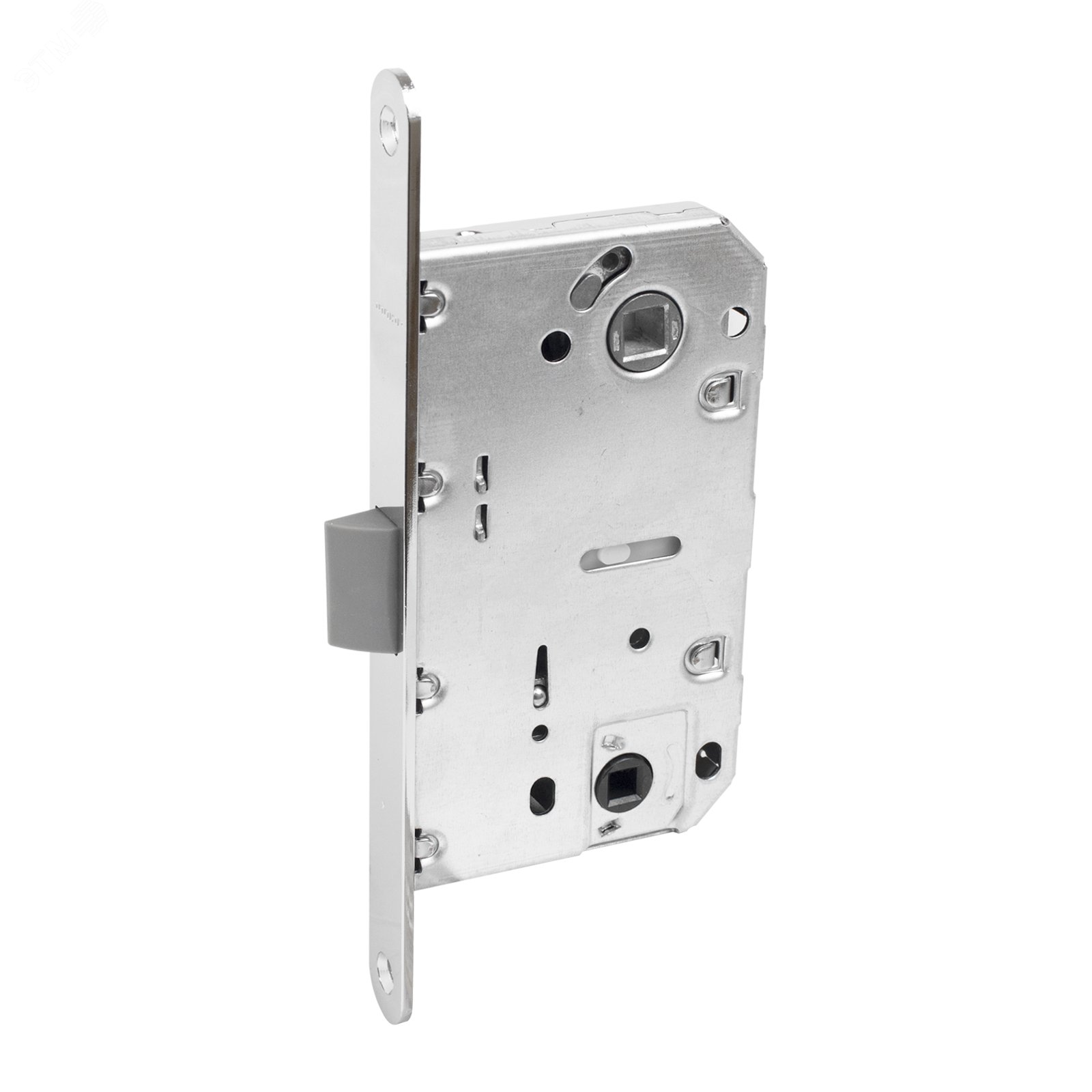 Изображение товара Защёлка АЛЛЮР АРТ 5300-P-WC хром универсальная врезная для деревянных дверей Изображение товара Защёлка АЛЛЮР АРТ 5300-P-WC хром универсальная врезная для деревянных дверей