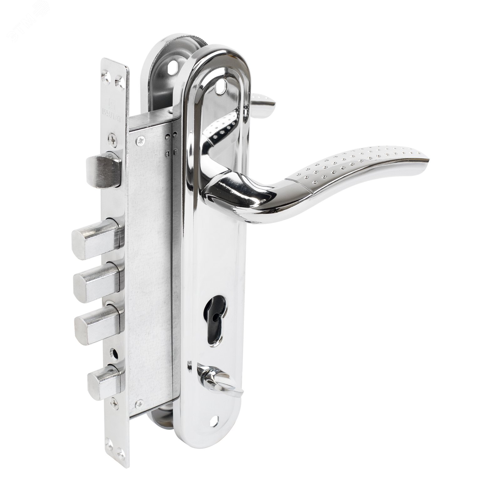 Изображение товара Врезной замок ЗВ 4-4B.60.80.01.04-L АЛЬФА хром для металлических дверей