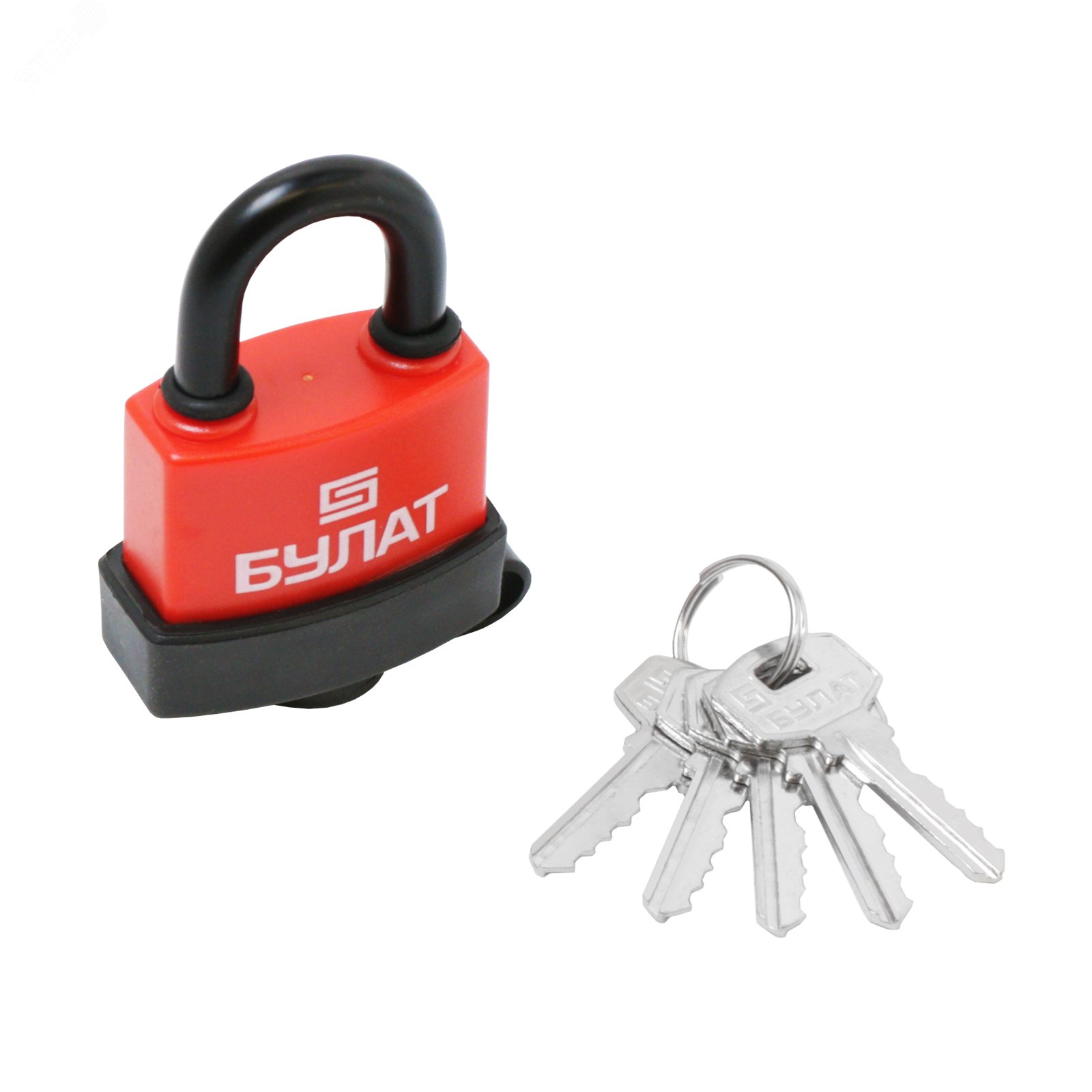 Изображение товара Замок навесной Булат ВС 1-П42 ПЛ всепогодный 5кл d=8мм надежное устройство