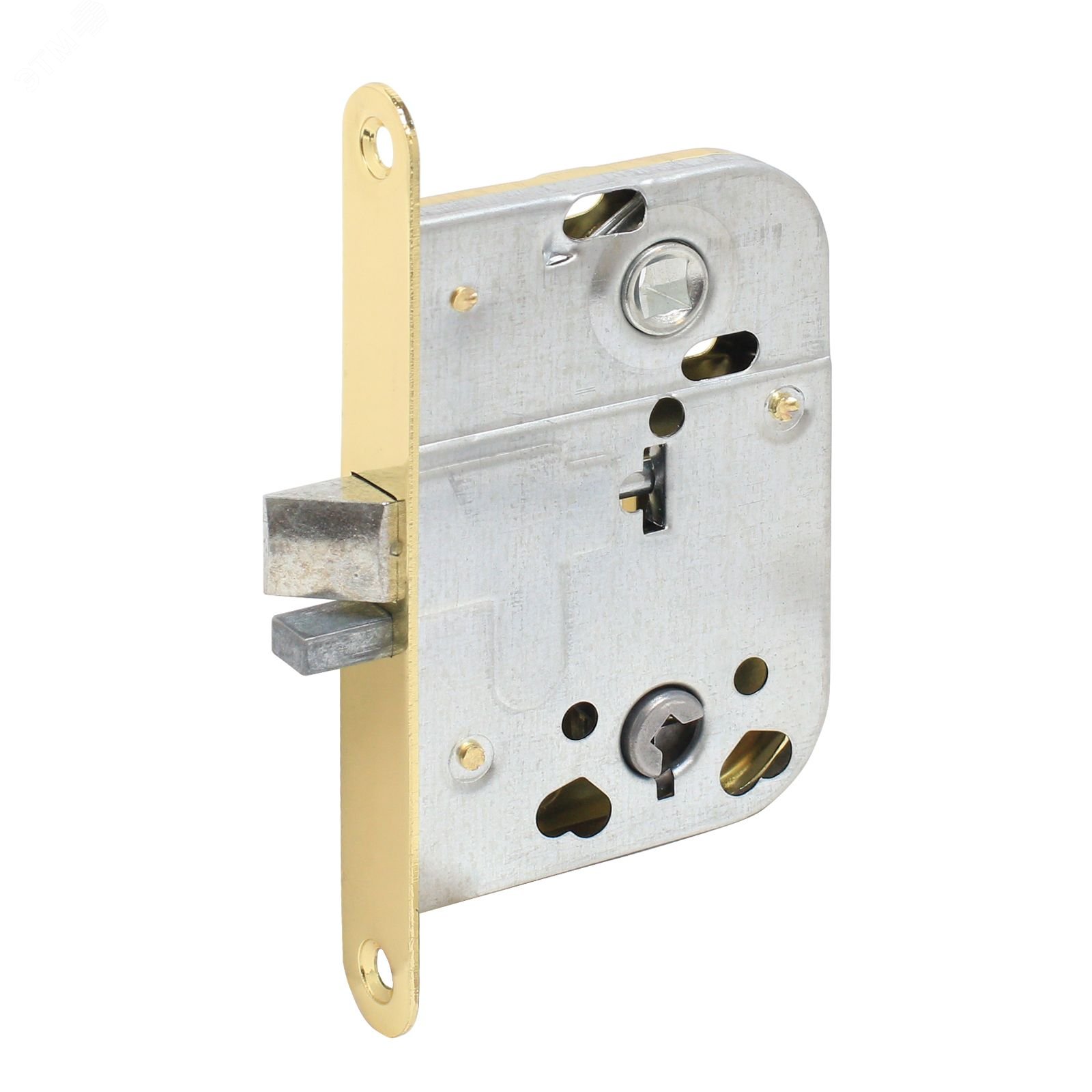 Изображение товара Защёлка АЛЛЮР 2014 PB золото для финских дверей с фиксатором б/о