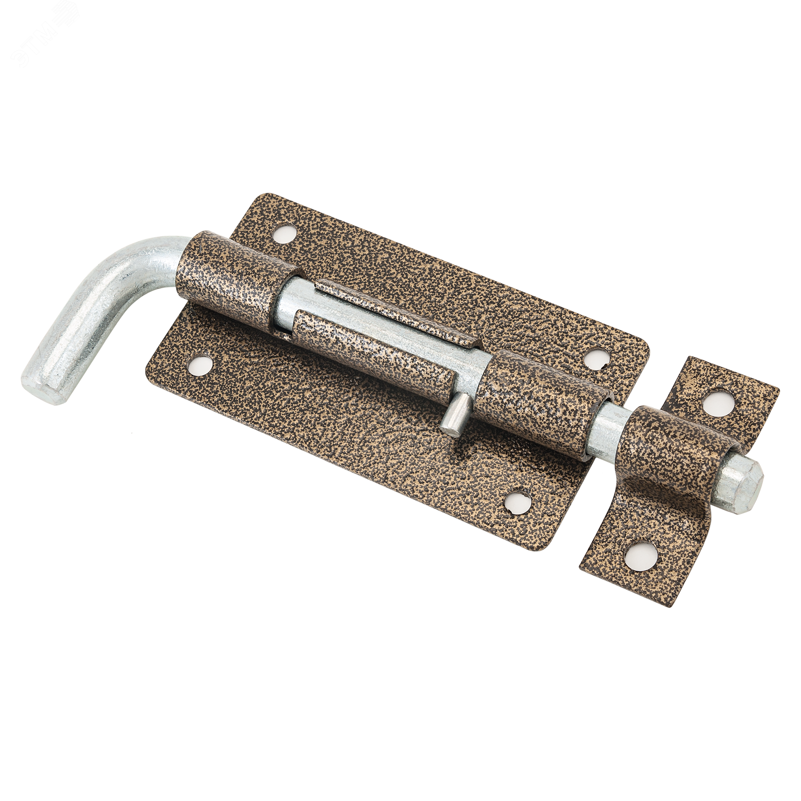 Изображение товара Засов Киров Секрет ЗД-10 а бронза 120мм для фиксации дверей