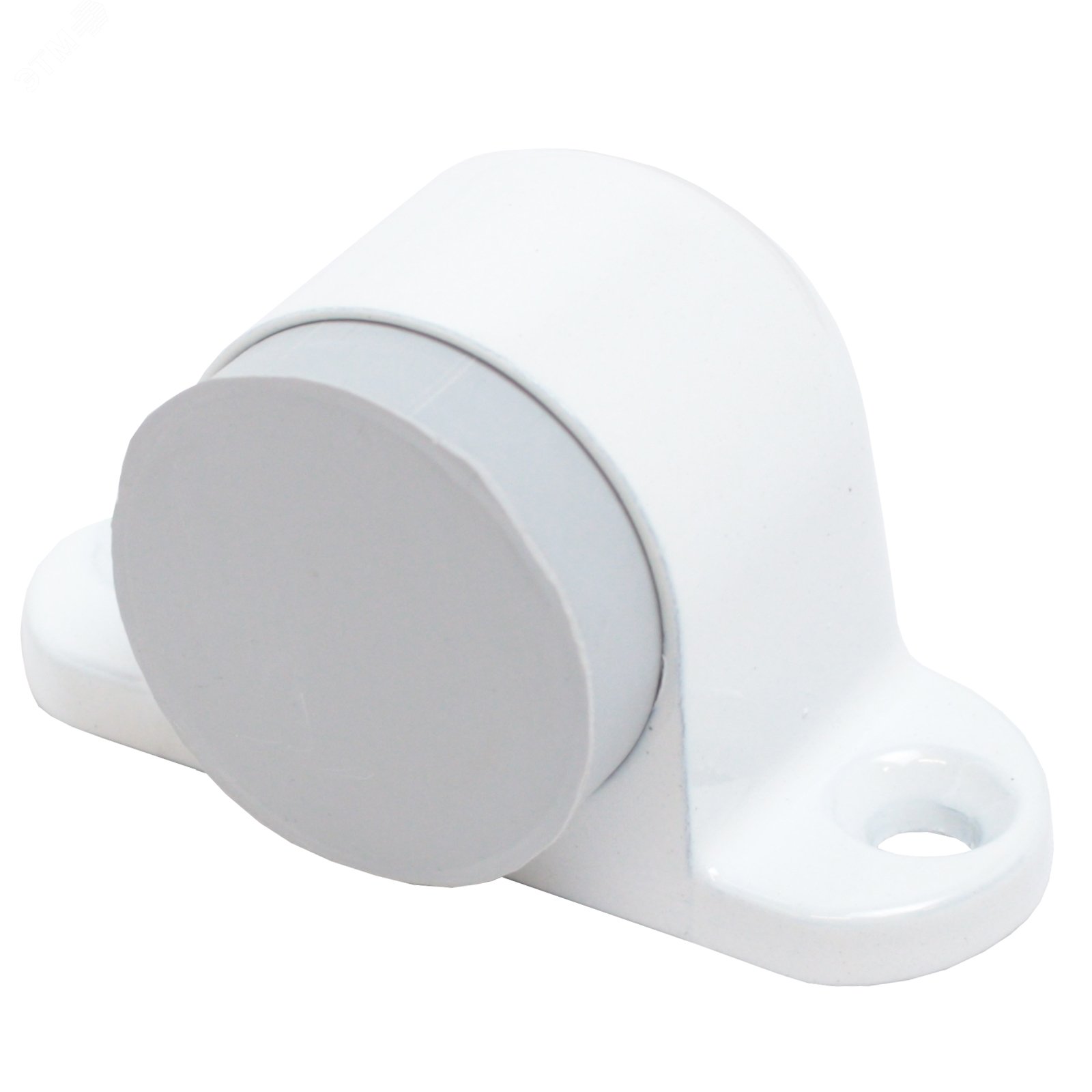 Изображение товара Ограничитель СТАНДАРТ 8501 WW пушка мат белый - надежное фиксирующее изделие