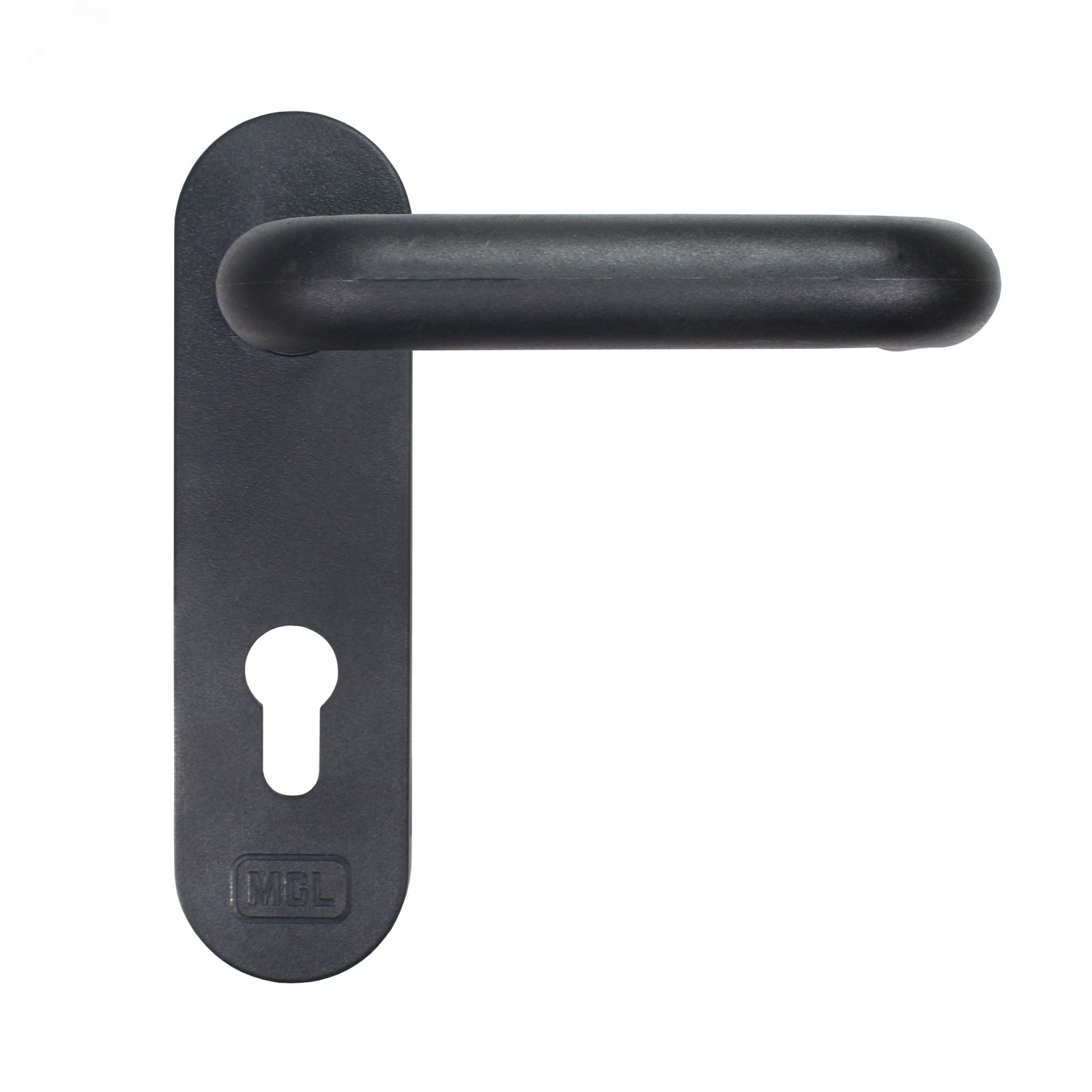 Изображение товара Ручка на планке с пружиной для противопож.замков (комплект), MCL РН-7201П (КВ-140мм) черный (шт)