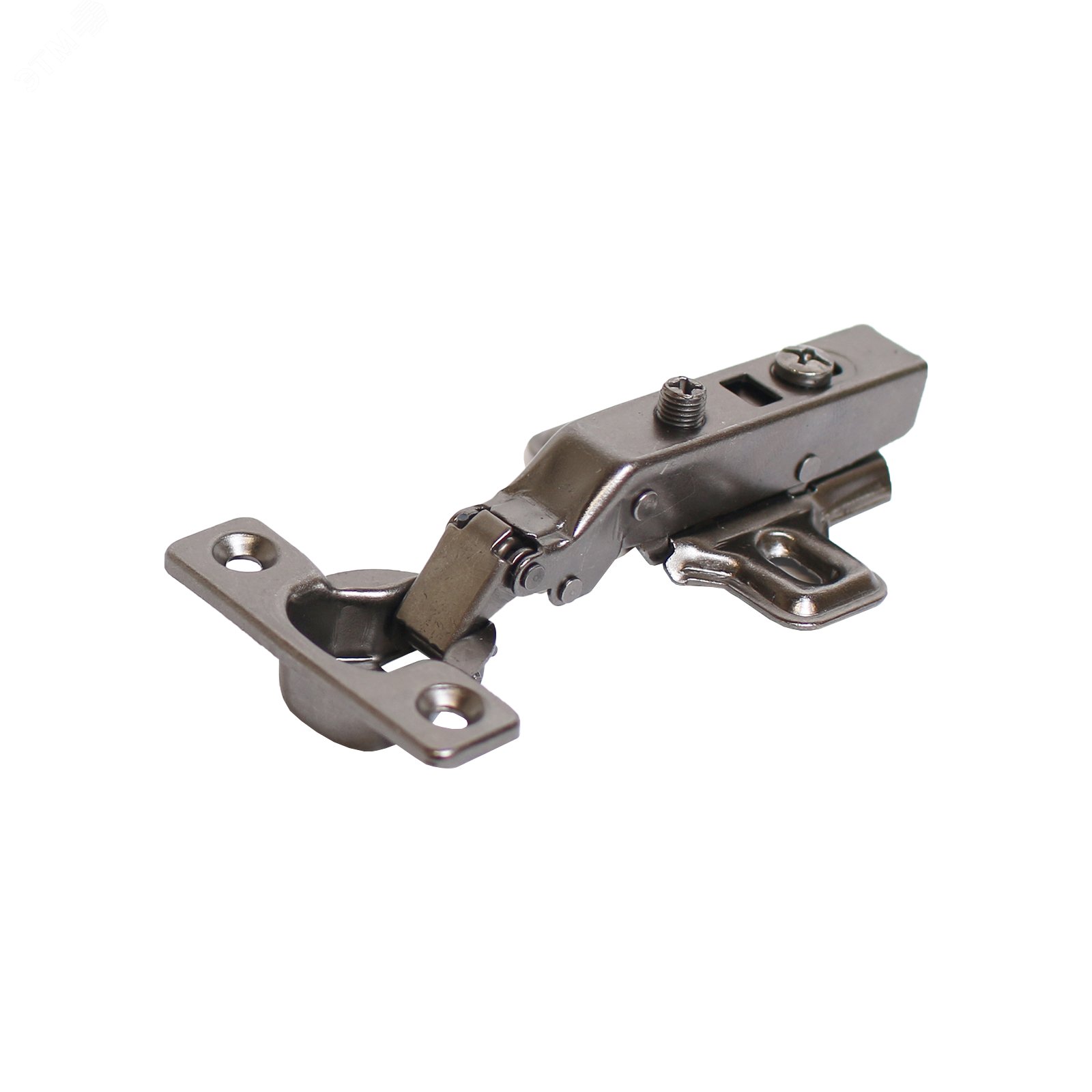 Изображение товара Петля мебельная мини полунакладная с доводчиком StahlBuro D26 Clip-on